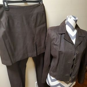 3 Pc So Soft Leather Suit